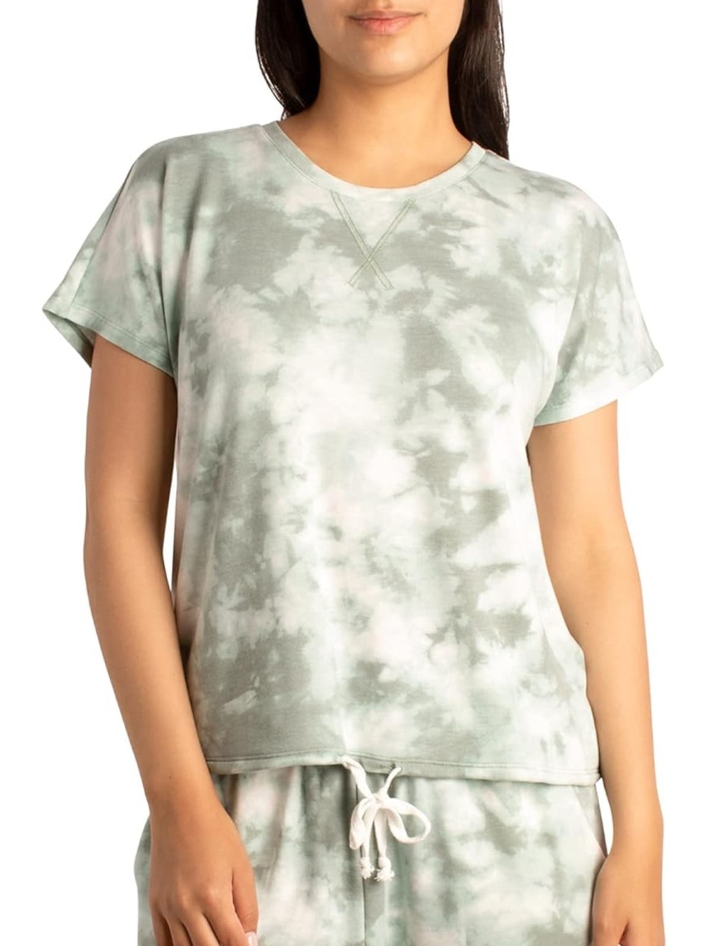 Como Blu Plus Soft Tie-Dye Short Sleeve Lounge Top NWT, 3X